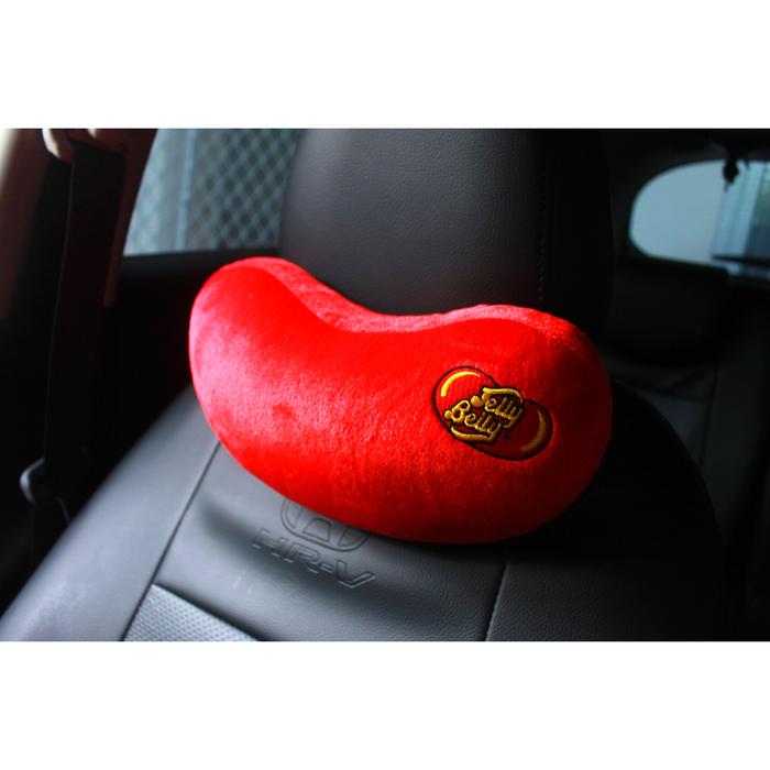 Gambar Jelly Belly Bantal Kepala Leher Jok Kursi Mobil Car Neck Cushion - Merah dari Otomall Auto Accessories undefined Tokopedia