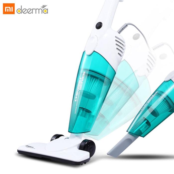 Gambar DEERMA DX115C PORTABLE 2IN1 SILENT VACUUM CLEANER PENYEDOT DEBU RUMAH - Hijau dari Jejak Peralatan undefined Tokopedia