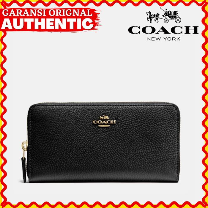 Gambar DOMPET WALLET COACH ACCORDION QUILTED LEATHER WANITA BRANDED ORIGINAL - AA dari Tas Coach USA undefined Tokopedia