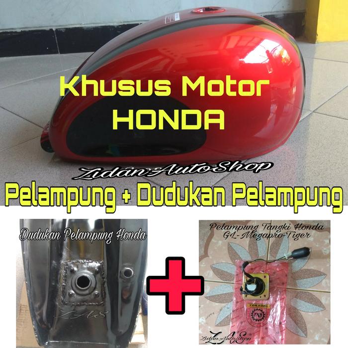 Gambar Tangki W 175 W175 plus pelampung BBM Japstyle Caferacer request warna - +ddkan+Plmpung dari ZidanAutoShop undefined Tokopedia