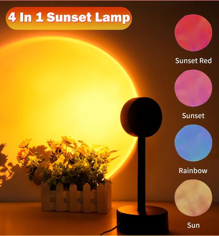 Gambar Sunset Lamp Proyektor Lampu Tidur Matahari Selfie Light Background dari SOBAT REVIEW JUJUR undefined Tokopedia