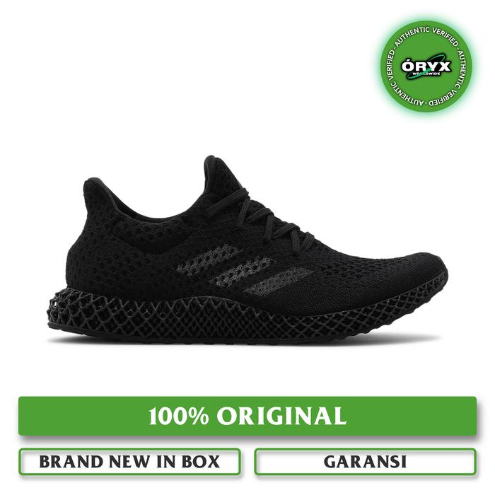 Adidas Ultra 4D Futurecraft Triple Black Carbon US