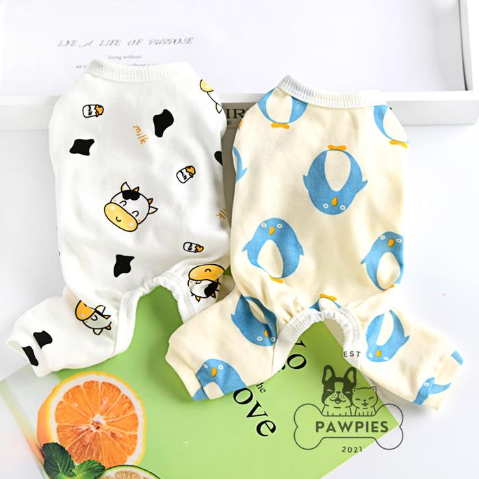 Gambar Baju Tidur Piyama Anjing Kucing Penguin Dog Cat Pet Pajamas Jumpsuit dari Pawpies.id undefined Tokopedia