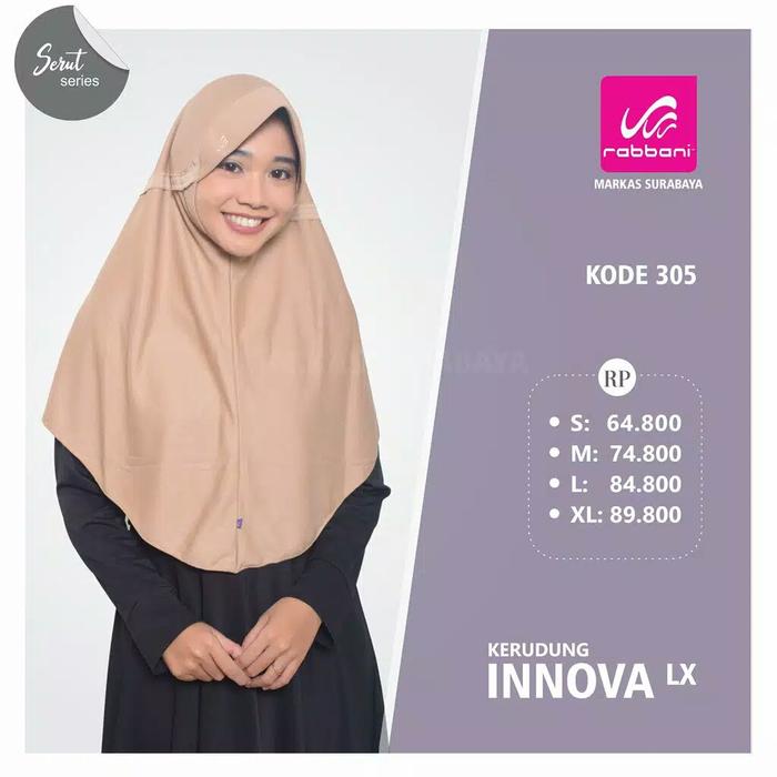 Gambar Kerudung Rabbani Ori Innova Lx Jilbab Rabani Asli Tiga - 305 Coksu, S dari Rumah Nedya undefined Tokopedia