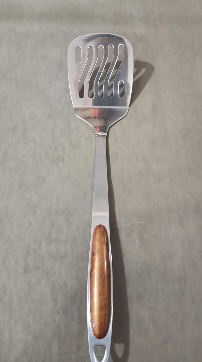 Gambar SODET / CIAMSI / SUTIL STAINLESS STEEL TEBAL GAGANG COKLAT - Sodet Polos dari Sabar Jaya - Pasar Lama undefined 3 Tokopedia