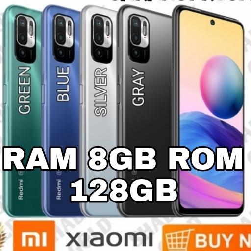 redmi note 10 5G ram 8/128 dan 4/128 resmi no repack Biru, 8/128gb