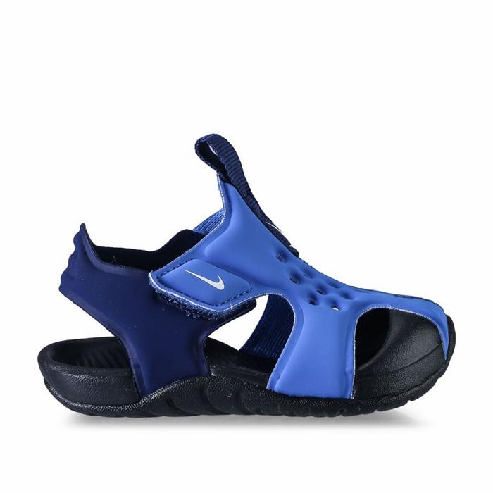 Navy Nike Sunray Sandal Nike Sunray Kids Sandals Navy Gray Size US