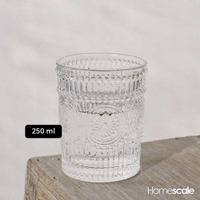 Gambar Gelas Kaca Timbul - 250 ML dari Homescaleid undefined Tokopedia