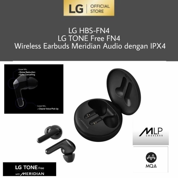 Jual LG HBS-FN4 TONE Free FN4 Wireless Earbuds Meridian Audio dengan IPX4 -  Jakarta Utara - LG Official Store | Tokopedia