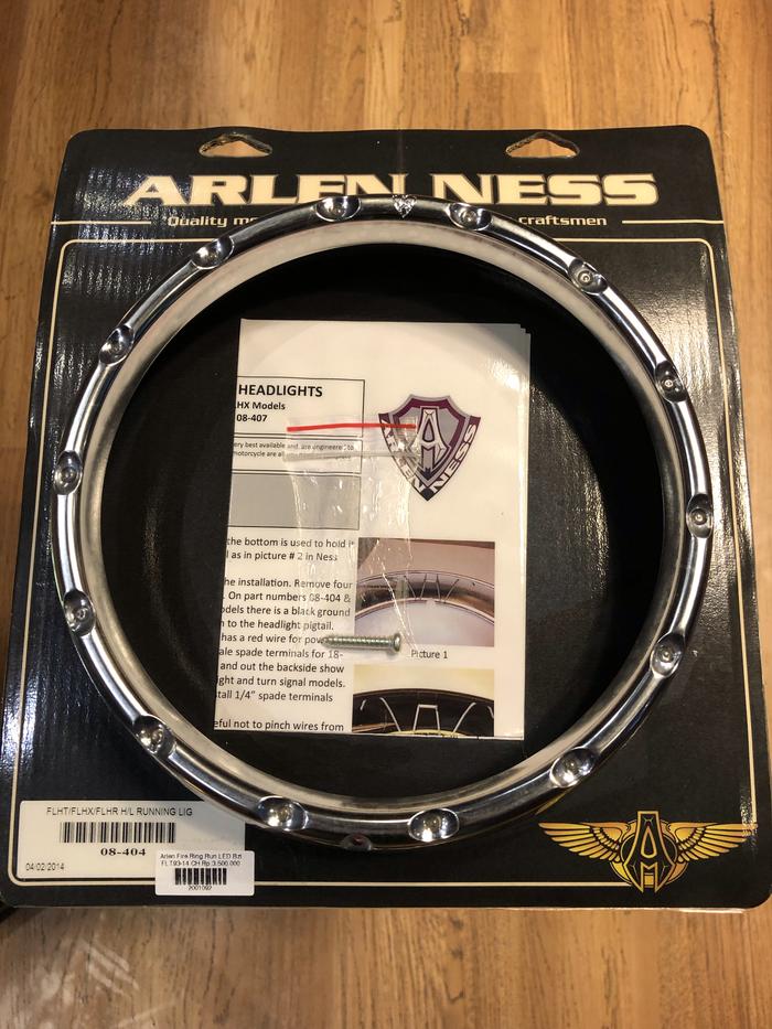 Gambar SALE!!! Arlen Ness Fire Ring Chrome with LED Running Light FLST dari Bims Parts &amp; Accessories undefined Tokopedia