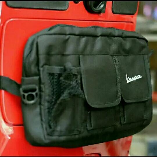 Gambar Tas Bagasi Vespa Lx S Primavera Sprint & Gts.Aksesoris Tas Bagasi - Hitam dari Sariah050 undefined Tokopedia