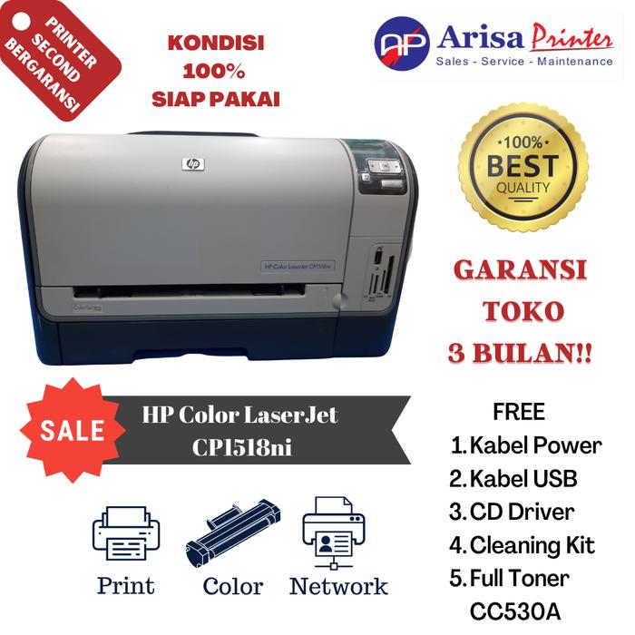 Jual Printer Second HP Color LaserJet CP1518ni BERGARANSI \u0026 BERKUALITAS -  Jakarta Selatan - Arisa Printer Official Store | Tokopedia