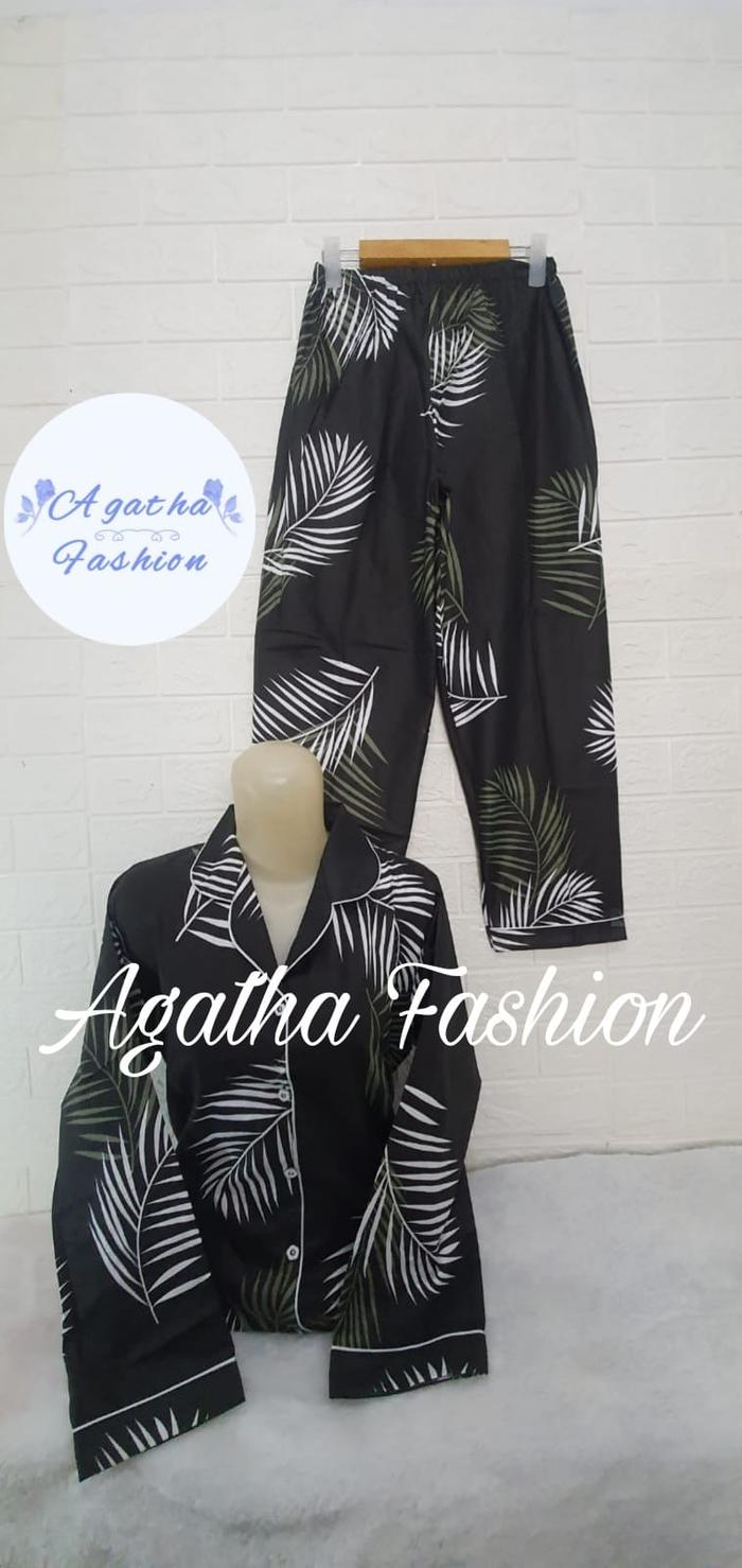 Gambar PIYAMA BAJU TIDUR LENGAN PANJANG MOTIF Big coco PP - PPBigcocoHitam, L dari Agatha_Fashion_ undefined 5 Tokopedia