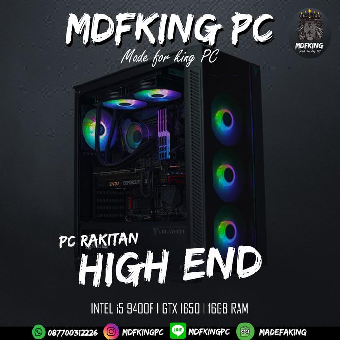 Geforce Gtx 1650 I5 9400f Gaming Pc Paket Pc Gaming Rakitan High