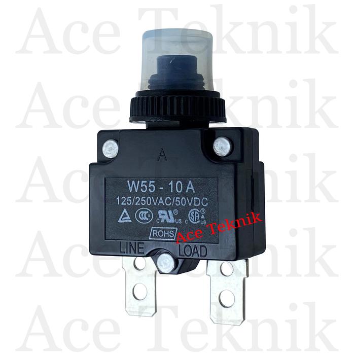 Gambar Overload Pompa Air Satelit (Protector Switch / Circuit Breaker) - 10A dari Ace Teknik undefined Tokopedia