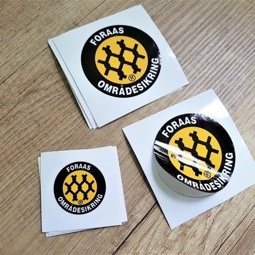 Gambar CETAK STIKER VINYL LABEL - STICKER VINYL SATUAN - UK 3x3, POTONG KOTAK - 3x3 dari Brandtalk Advertising_NEW undefined Tokopedia