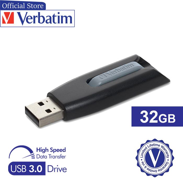 Gambar Verbatim Store n Go V3 USB 3.0 Drive 32GB - Grey #49173 dari Verbatim Indonesia undefined Tokopedia
