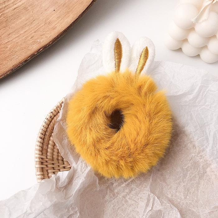 Gambar Ikat Rambut Bulu - Ginger dari TheCrownStore undefined Tokopedia