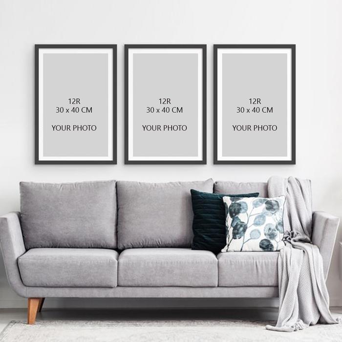 Gambar DEKORASI DINDING FRAME FOTO UKURAN A3 WARNA HITAM & PUTIH FIBER - Frame, Hitam dari Waliyan Jaya undefined Tokopedia