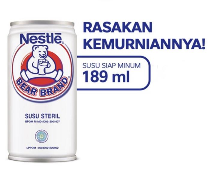 Gambar Susu Nestle Bear Brand susu Beruang 189ml susu steril dari 456 shop undefined Tokopedia