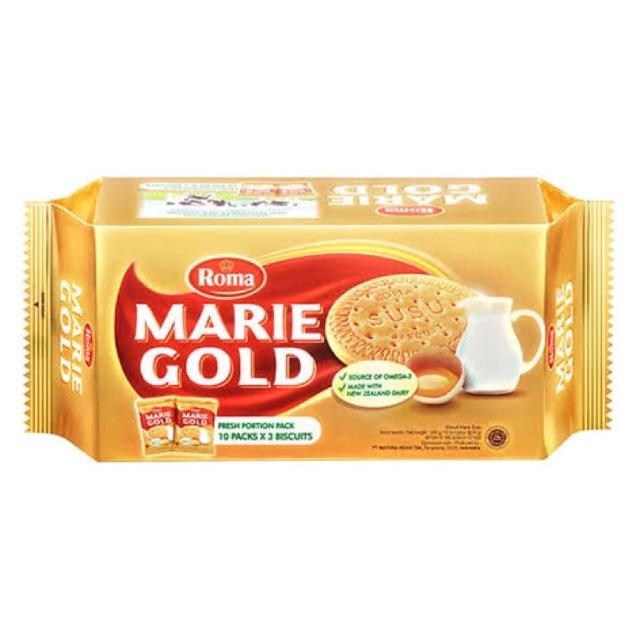 Gambar Roma Marie Gold 240gr/Biscuit Susu/Roma Biscuit/Roma Marie - Kuning dari Jumbo Swalayan & Homeware undefined Tokopedia