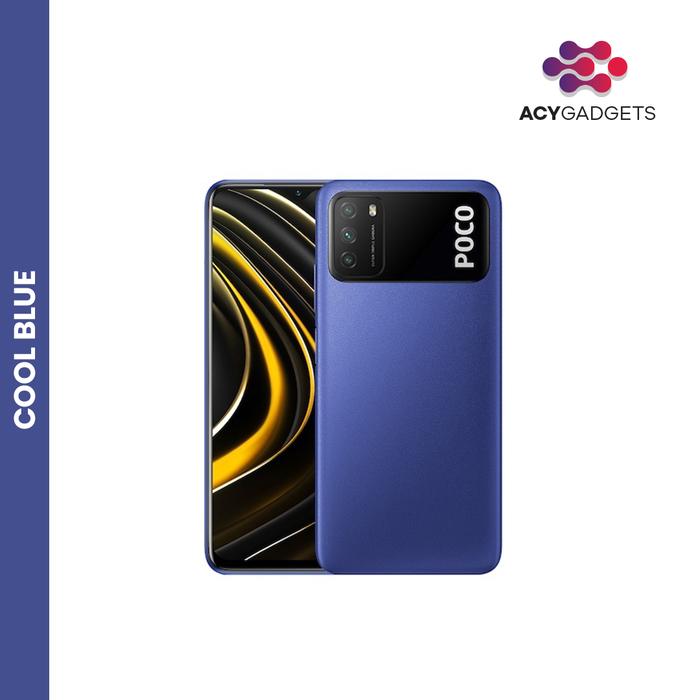 Gambar XIAOMI POCO M3 6/128GB GARANSI RESMI TAM - Cool Blue dari ACY Gadget Official undefined Tokopedia