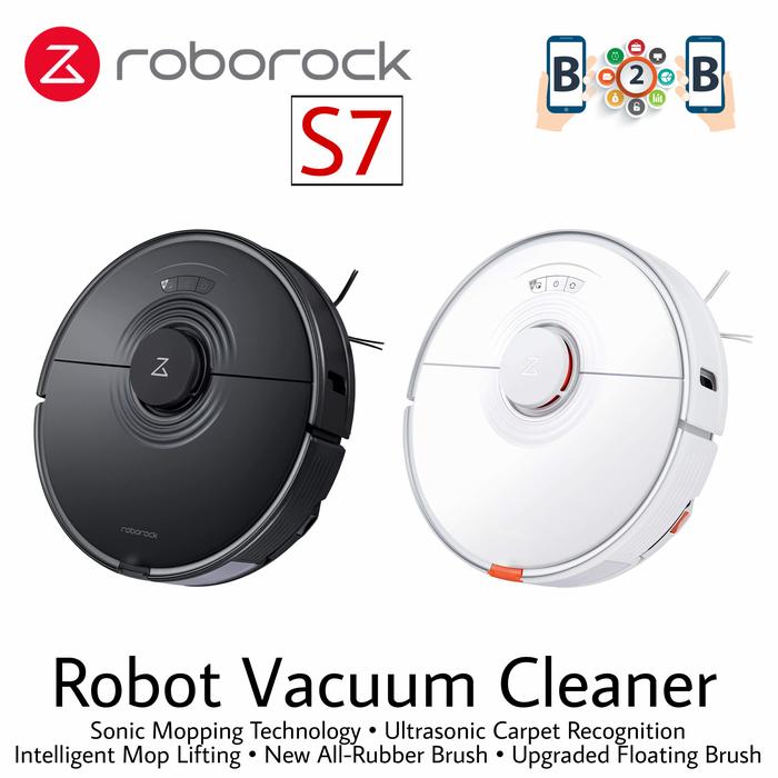 Gambar Roborock S7 Robot Vacuum Cleaner and Mop Cleaner with Sonic Mopping - Putih dari b2b mobile undefined Tokopedia