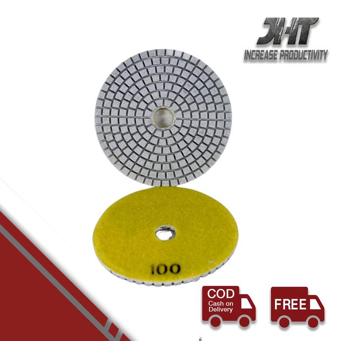 Gambar JHT Diamond Pad Poles Batu Alam Gerinda Poles Marmer & Granite - Grit 100 dari MST TOOLS undefined Tokopedia