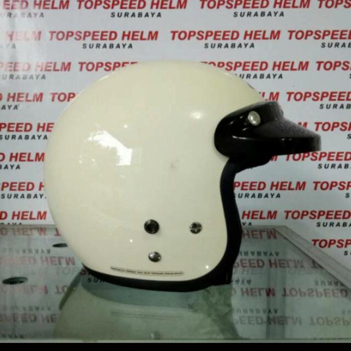 Gambar Helm Cargloss Retro Cream - Cream, M dari topspeed helm surabaya undefined 3 Tokopedia