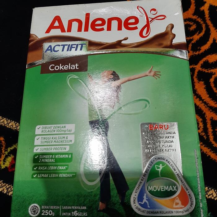 Gambar ANLENE AKTIFIT RASA COKLAT 250g EXP 2022 dari inspirasi.sukses725 undefined Tokopedia
