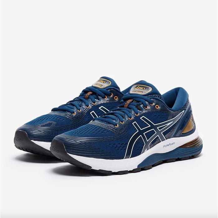 Jual Sepatu Running Olahraga Lari Pria Asics Gel Nimbus 21 Original Shoes - Mako  Blue - Kab. Tangerang - TokoHamoo | Tokopedia