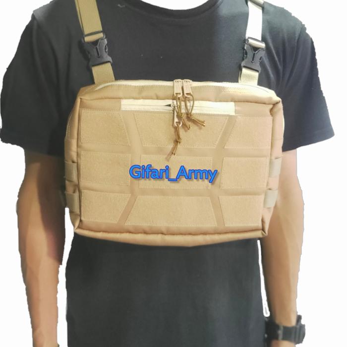 Gambar Tas Dada Tactical | Tas Dada Army - Krem dari Gifari_Army undefined Tokopedia