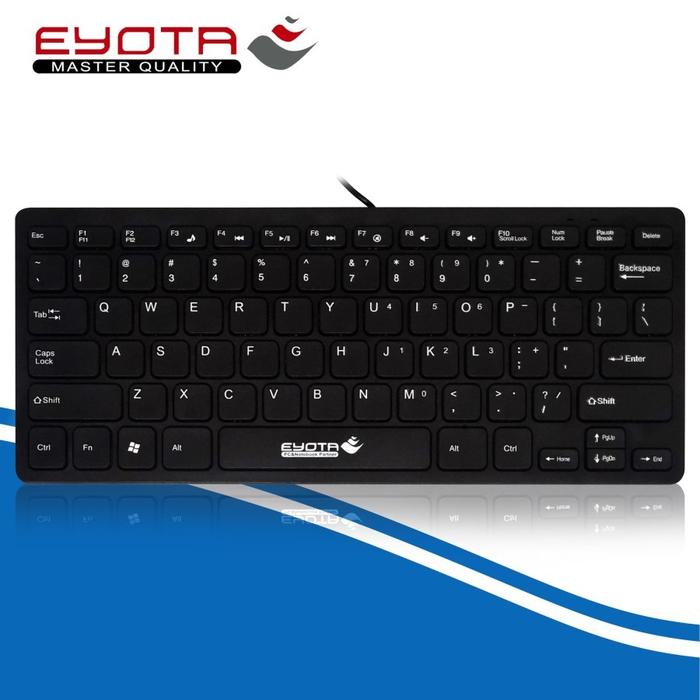 Gambar Keyboard Mini Eyota S5500 Wired USB - Hitam dari MXKomputer_NEW undefined Tokopedia