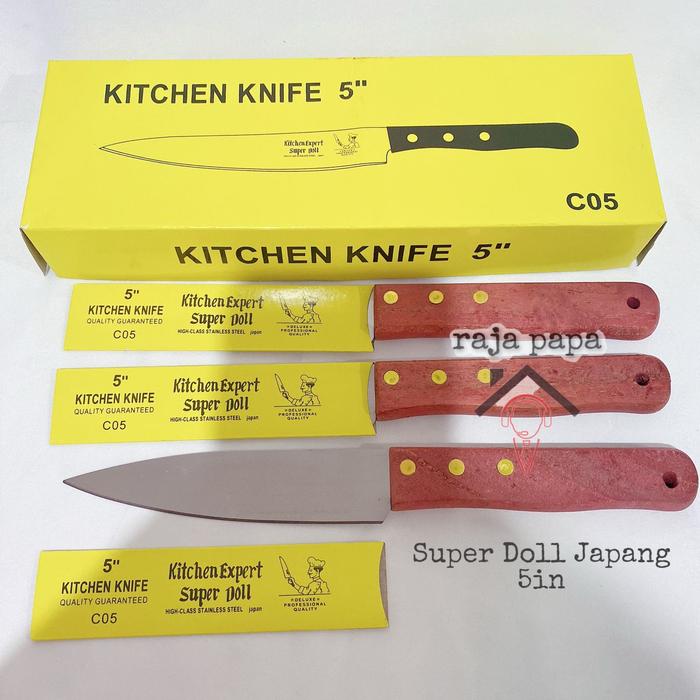 Gambar Rapa Pisau Kitchen Knife Super Doll Japang - Pisau 5in dari RatuMama undefined Tokopedia