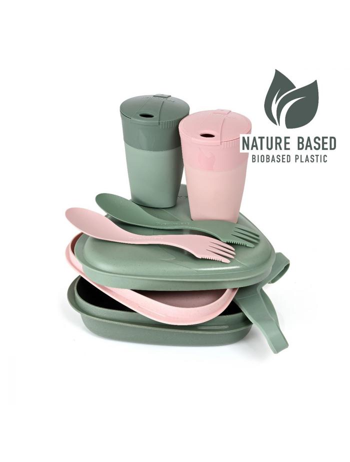 Gambar Alat Makan Set Light My Fire Pack´n Eat Kit BIO 2 people - Green/Pink dari Kayak Outdoor undefined Tokopedia