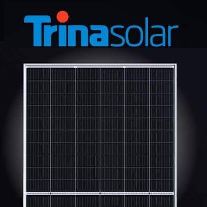 Panel Surya Trina Solar 500Wp 575Wp 620Wp 665Wp 720Wp 830Wp Monocrystaline Perc Half Cell MBB High Power - Packing Kayu