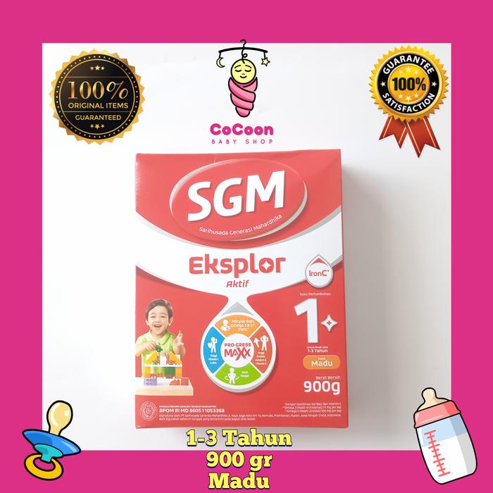 Gambar Susu Formula Balita SGM Eksplor Aktif 1 Plus Madu 900 gr 900g 900 g dari cocoonbabyshop undefined Tokopedia