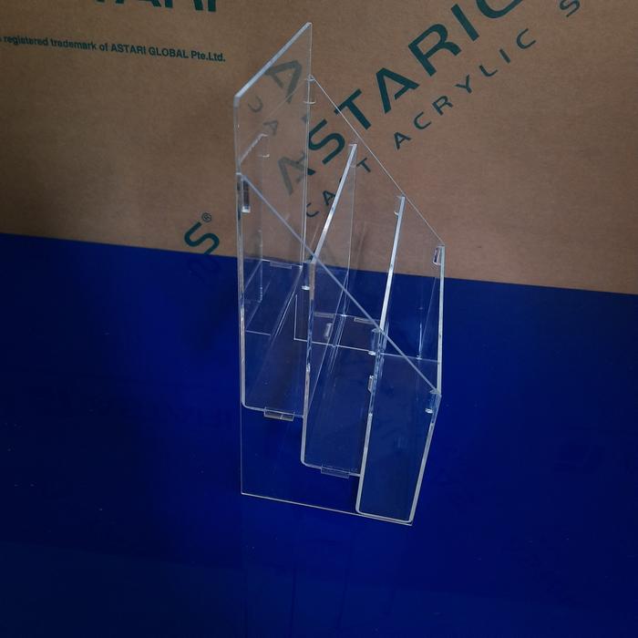 Jual Display A5 3susun/tempat Brosur A5 Acrylic Di Seller Cerenti Subur ...