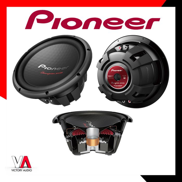 Voice Coil Subwoofer Pioneer Ts W3003d4 Pioneer Champion Series