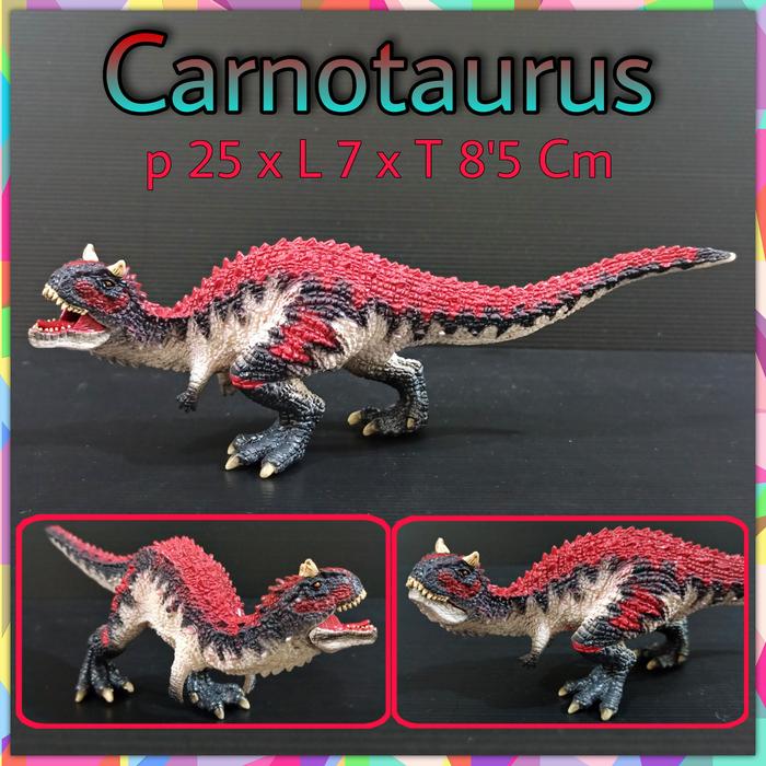Gambar Carnotaurus Action Figure Dinosaurus Red Ver dari ELSA KADO STORE undefined Tokopedia