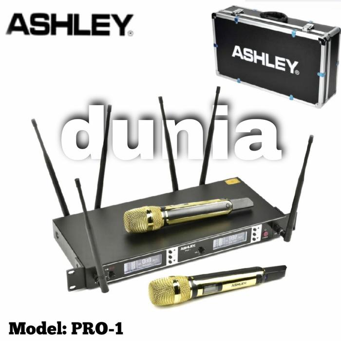 Gambar Mic Wireless Ashley PRO 1 ( Handheld) - gold dari DUNIA SOUND AUDIO undefined Tokopedia