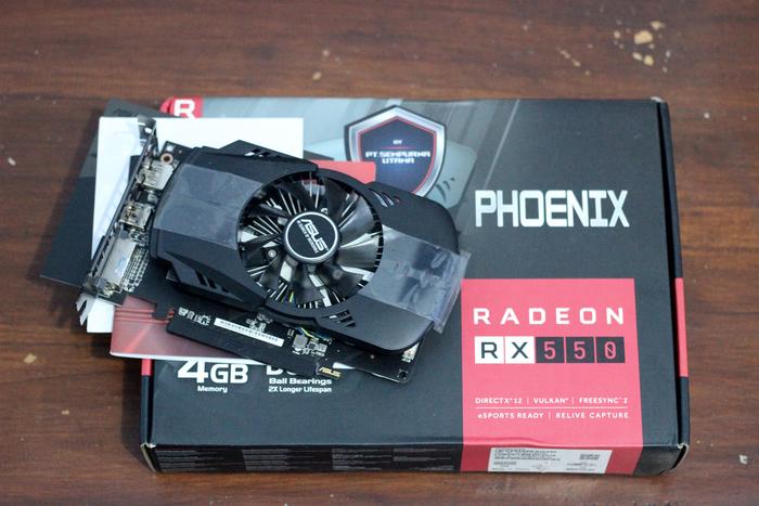 Graphics Card Asus Rx 550 4gb Evo Asus Phoenix Radeon Rx 550 4gb Ddr5