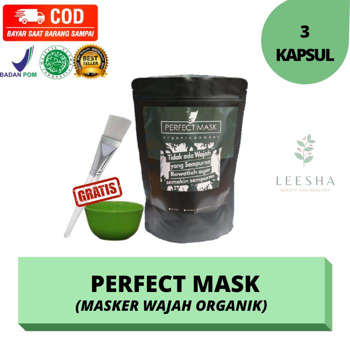 Gambar TERLARISS!!! PERFECT MASK Untuk Muka Berjerawat, Muka Kering, dan Muka - 3 Kapsul dari Leesha_herb undefined Tokopedia