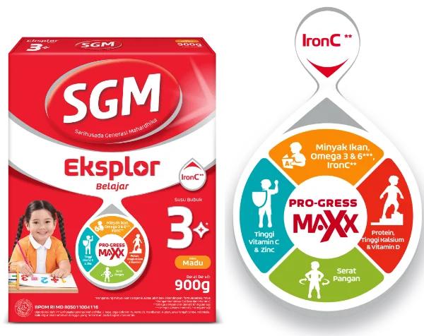 Gambar SGM eksplor 3+ Madu/Vanila 900 gram - Vanila dari Vionas Corner undefined Tokopedia