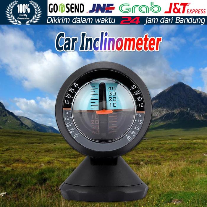 Gambar Car Angle Slope Gradient Meter Inclinometer Alat Ukur Kemiringan - Black dari FunToys711 undefined Tokopedia