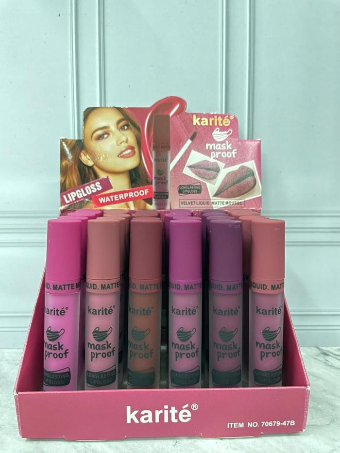 Gambar [ Lusinan ] Lipgloss Karite Full Matte - 70679-47B dari STARKOSMET undefined Tokopedia