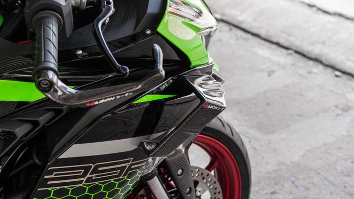 かめ Kawasaki ZX25R Side Winglet Cabin Model BMW | Indo4ward