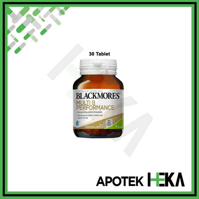 Gambar Blackmores Multi B Performance - Mengandung Vitamin B Kompleks - 30 Tablet dari Apotek Heka Bekasi undefined 4 Tokopedia