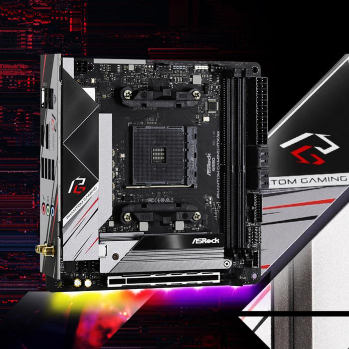 Itx Am4 Motherboard With Type C Header Promo ASROCK B550 PHANTOM