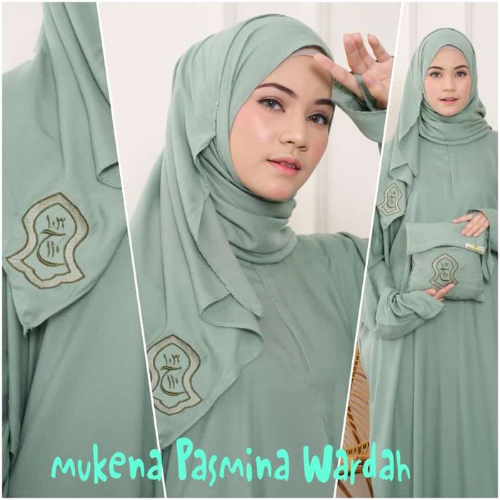 Gambar mukena pasmina - wardah dari Alwiyah mukena hadromaut undefined Tokopedia